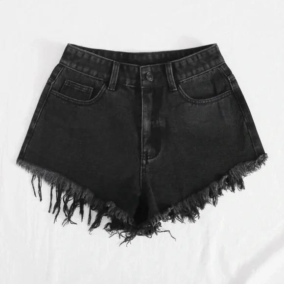 Raw hem shorts - Picture 3 of 4